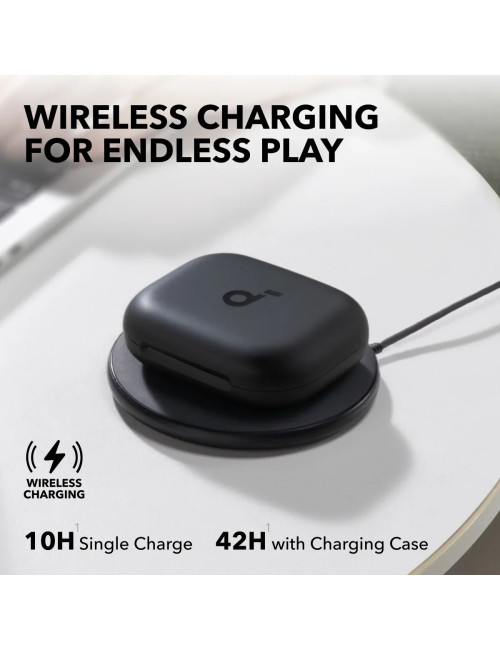 Anker Soundcore Adjustable Open-Ear Wireless Earbuds | AeroFit 2 | Built-in microphone | Bluetooth | Black