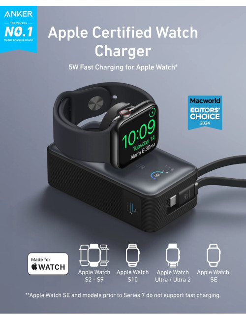 Anker MagGo Power Bank | 10000 mAh | Black Stone