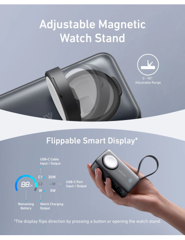 Anker MagGo Power Bank | 10000 mAh | Black Stone