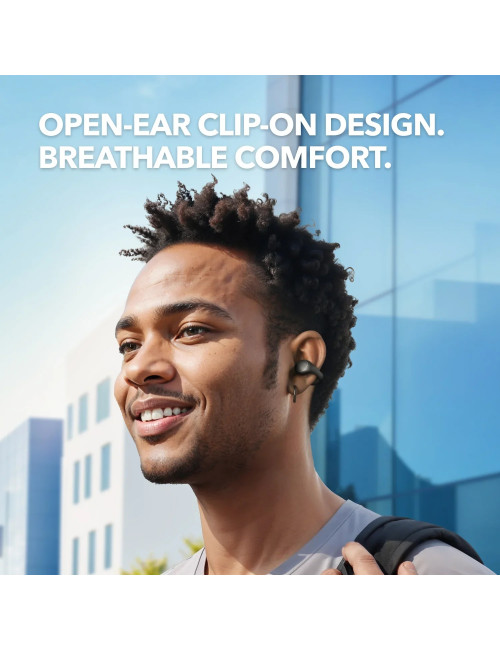 Anker Soundcore Flexible and Comfortable Clip-On Earbuds | C40i | Built-in microphone | Bluetooth | Black
