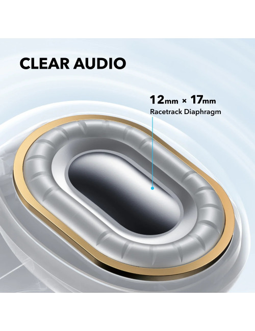 Anker Soundcore Flexible and Comfortable Clip-On Earbuds | C40i | Built-in microphone | Bluetooth | Black