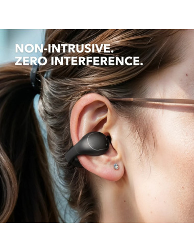 Anker Soundcore Flexible and Comfortable Clip-On Earbuds | C40i | Built-in microphone | Bluetooth | Black