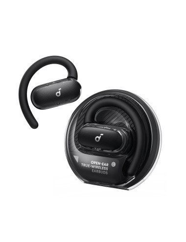 Anker Soundcore Open-Ear Headphones, Comfortable Fit, Clear Sound, Lidless Case | V40i | Built-in microphone | Bluetooth | Black