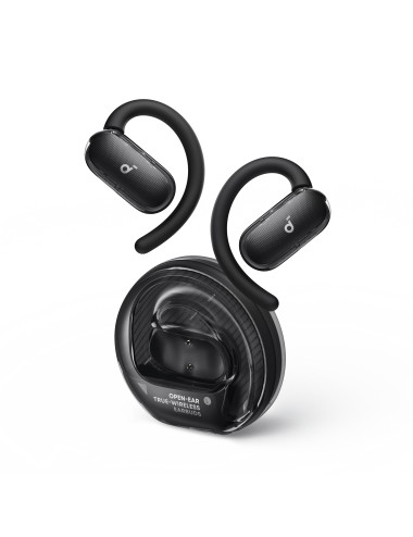 Anker Soundcore Open-Ear Headphones, Comfortable Fit, Clear Sound, Lidless Case | V40i | Built-in microphone | Bluetooth | Black