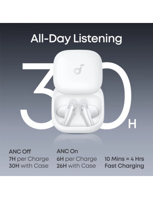 Anker Soundcore Earbuds | Liberty | Bluetooth | Semi-in-ear | Microphone | Noise canceling | Wireless | White