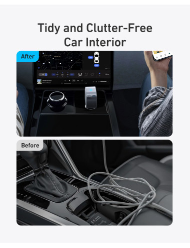 Anker Nano Car Charger (75W, USB-C Port, Built-In Retractable USB-C Cable)