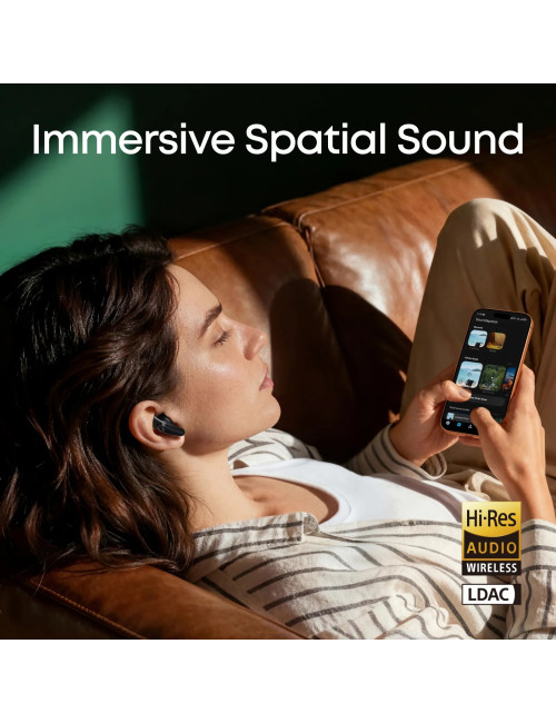 Anker Soundcore True Wireless Earphones | Liberty Buds | Bluetooth | Semi-in-ear | Microphone | Black | Noise canceling | Noise 