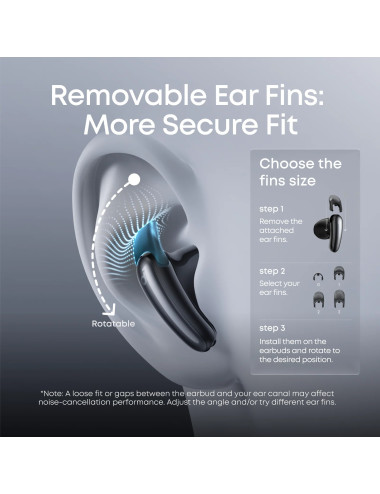 Anker Soundcore True Wireless Earphones | Liberty Buds | Bluetooth | Semi-in-ear | Microphone | Black | Noise canceling | Noise 