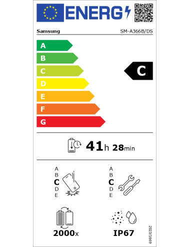 Samsung | Galaxy | A36 A366 Enterprise Edition | Black | 6.7 " | Super AMOLED | 1080 x 2340 pixels | Qualcomm | Internal RAM 6 G