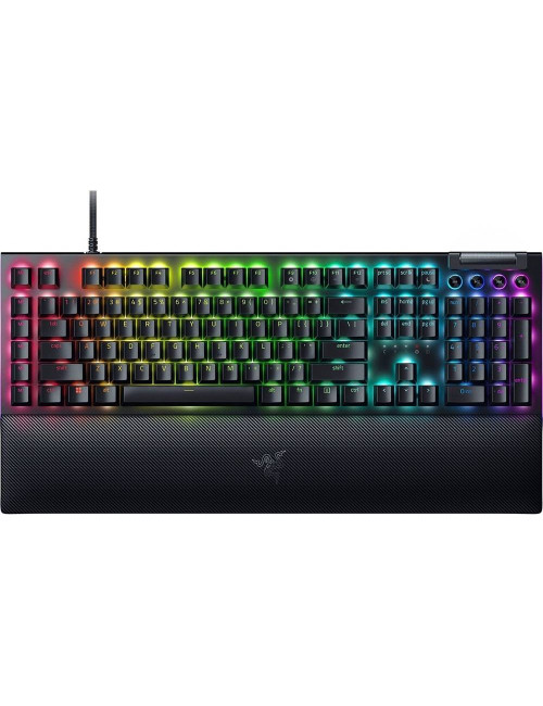 Razer | BlackWidow V4 | Mechanical Gaming keyboard | Wired | RGB LED light | US | Black | Yellow Switches
