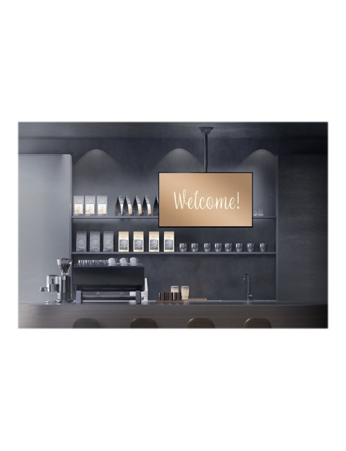 DIGITUS Universal TV Ceiling Mount with Telescopic Height-Adjustment