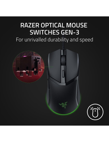 Razer | Gaming Mouse | Cobra | Gaming Mouse | Wired | Optical | Black | Yes