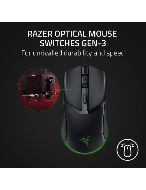Razer | Gaming Mouse | Cobra | Gaming Mouse | Wired | Optical | Black | Yes