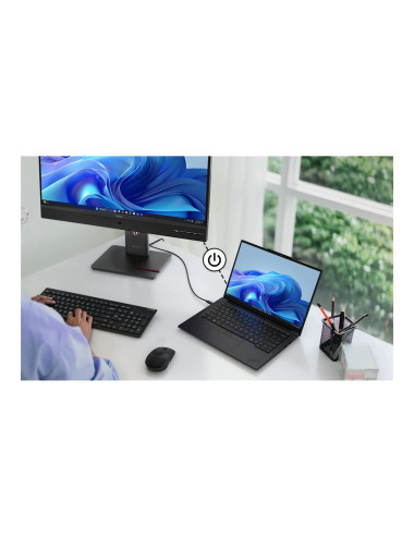 Lenovo | ThinkVision T27QD-4v | 27 " | IPS | 16:9 | 120 Hz | 4 ms | 2560 x 1440 pixels | 350 cd/m | HDMI ports quantity 1 | Ecli