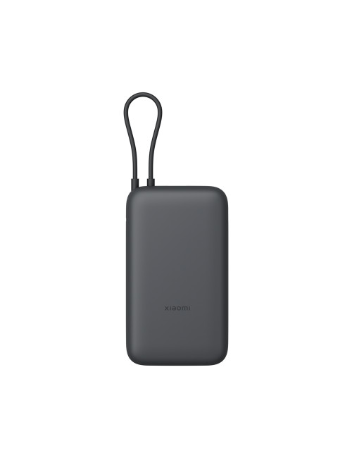 Xiaomi Power Bank 20000mAh (Integrated Cable) | 20000 mAh | Dark Gray
