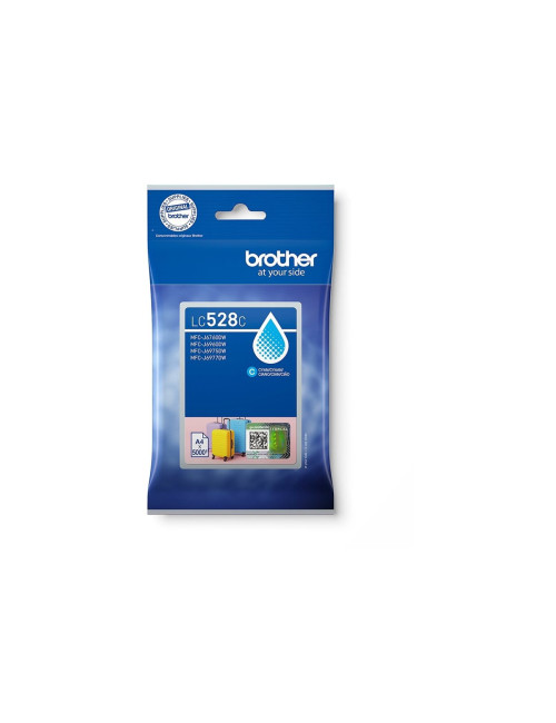 Brother LC528C Cyan High Yield Inkjet Cartridge | Brother