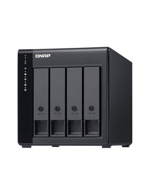 QNAP High-performance Desktop SATA 6Gbps JBOD Storage Enclosure | TL-D400S | Black