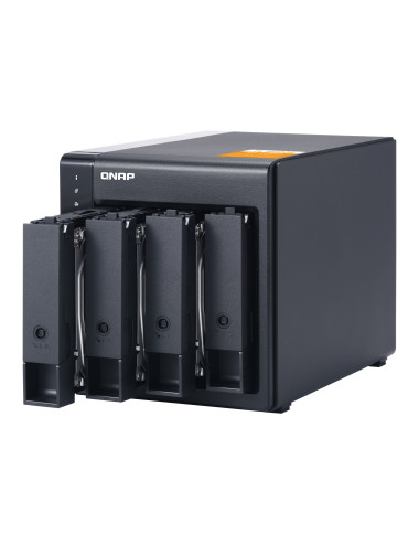 QNAP High-performance Desktop SATA 6Gbps JBOD Storage Enclosure | TL-D400S | Black