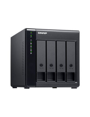 QNAP High-performance Desktop SATA 6Gbps JBOD Storage Enclosure | TL-D400S | Black