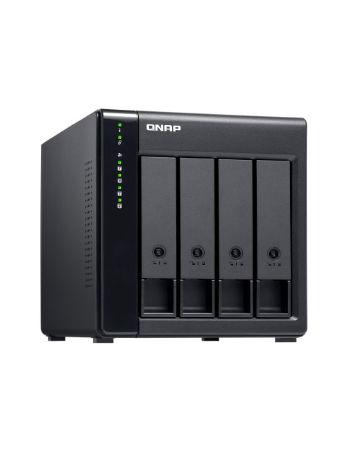 QNAP High-performance Desktop SATA 6Gbps JBOD Storage Enclosure | TL-D400S | Black