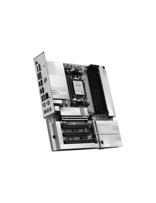 MSI PRO B850M-A WIFI PZ | Processor family AMD | Processor socket AM5 | DDR5 | Supported hard disk drive interfaces SATA, M.2 | 