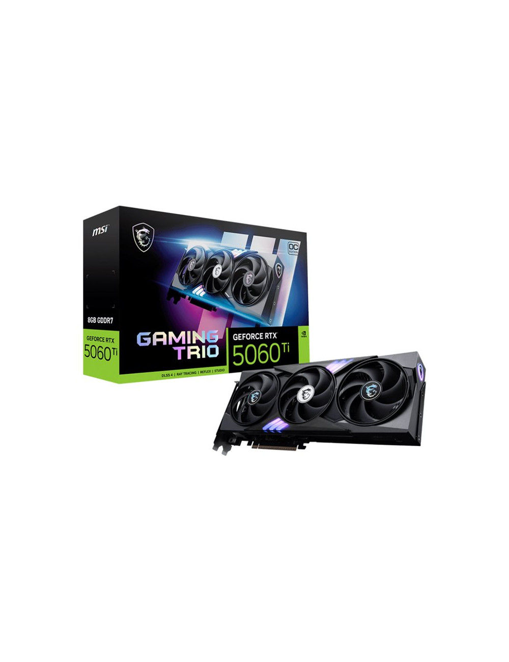 MSI GeForce RTX 5060 Ti 8G GAMING TRIO OC | MSI