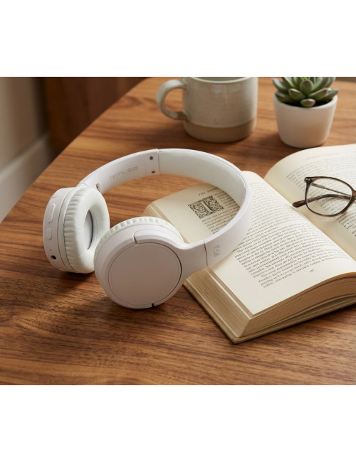 Muse | Stereo Headphones | M-272 BTW | Wireless/Wired | On-Ear | White | Noise canceling