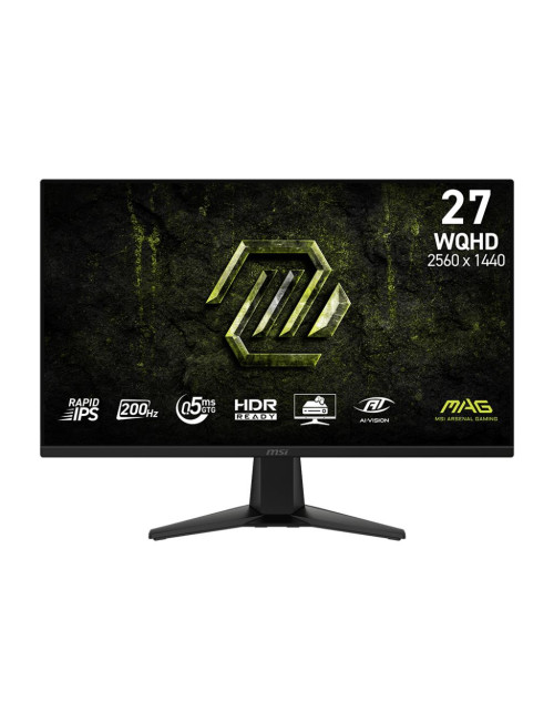 LCD Monitor|MSI|27 "|2560 x 1440 pixels|Wide Quad HD|Native aspect ratio 16:9|LCD|Flat|MAG275QFE20