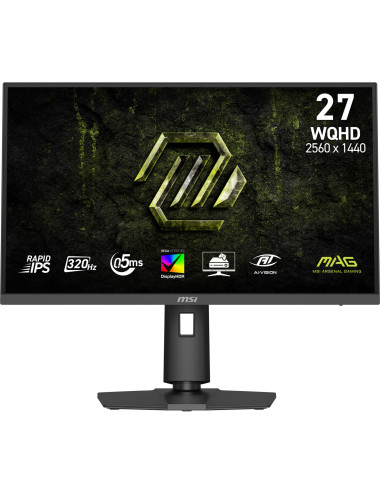 LCD Monitor|MSI|27 "|2560 x 1440 pixels|Wide Quad HD|Native aspect ratio 16:9|LCD|Flat|MAG274QPFX32