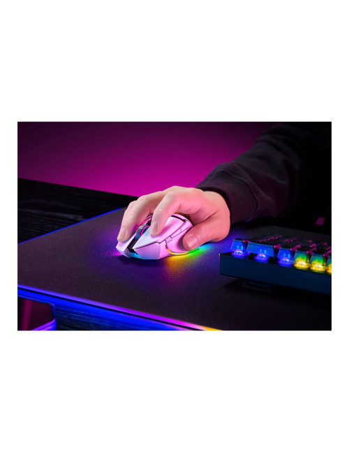 Razer | Gaming Mouse | Basilisk V3 Pro 35K | Optical mouse | Wireless | White | Yes