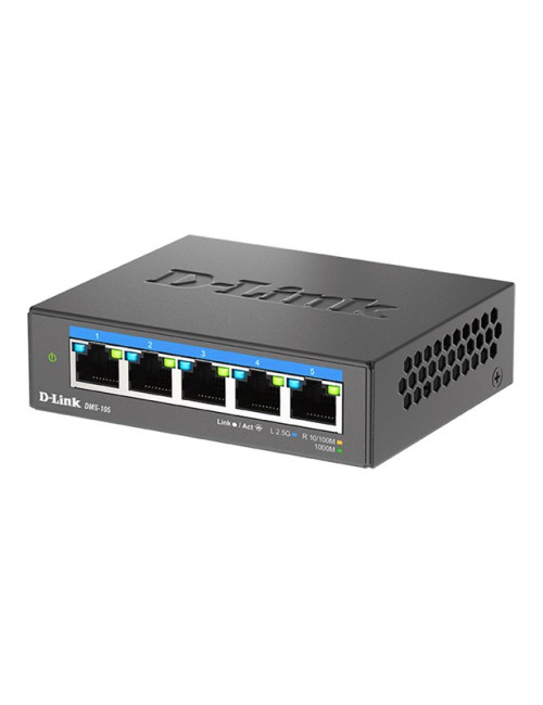 D-LINK DMS-105/E 5-Port 2.5G Multi-Gigabit Desktop Switch | D-Link