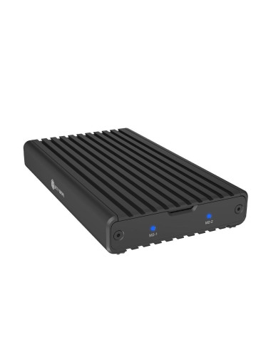 Raidsonic IB-2817M-C32 | Enclosure for 2x NVMe SSD with USB 3.2 Gen 2x2 Type-C connection