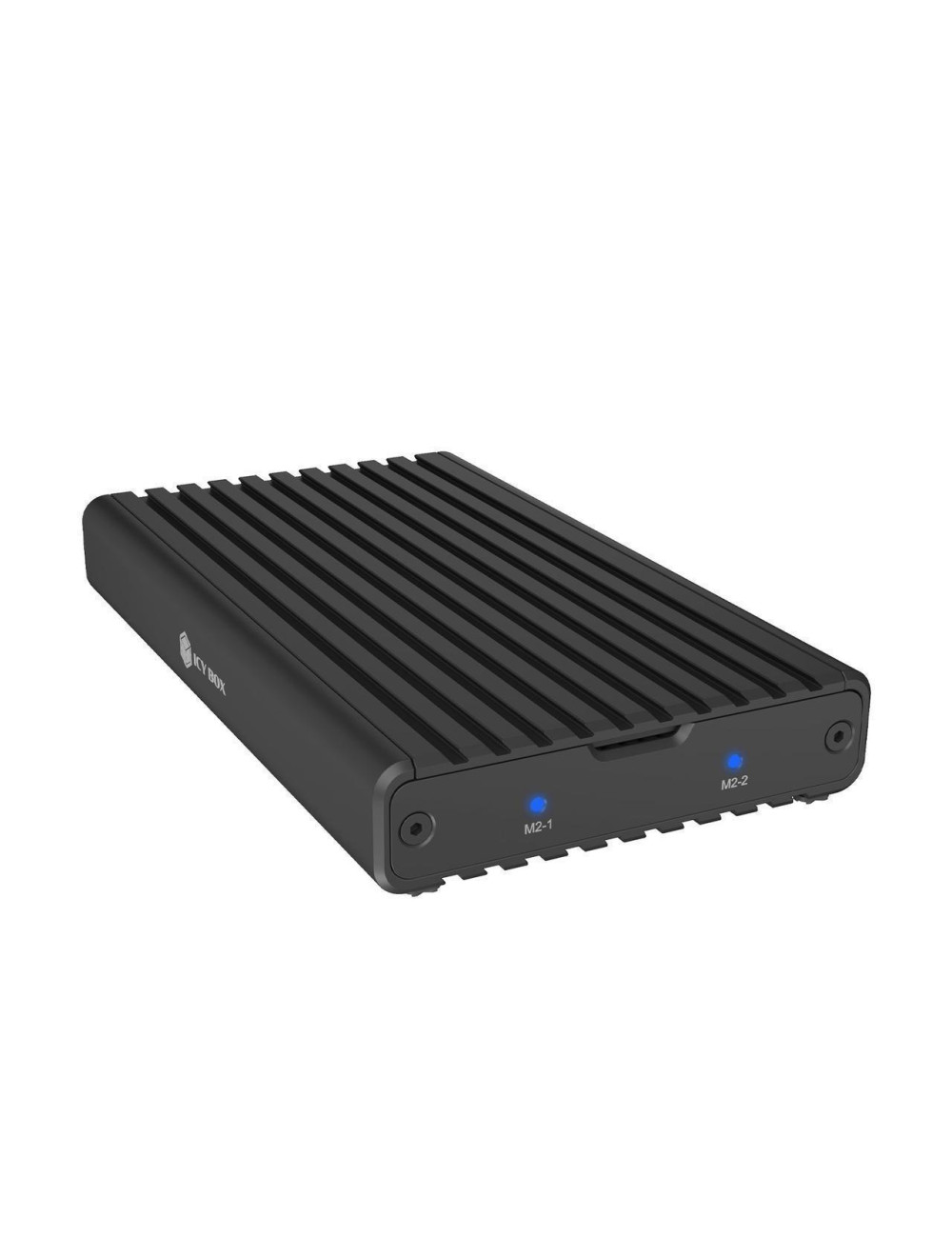 Raidsonic IB-2817M-C32 | Enclosure for 2x NVMe SSD with USB 3.2 Gen 2x2 Type-C connection