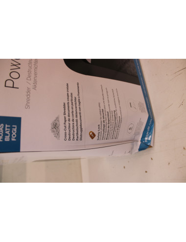 SALE OUT. Powershred | LX50 | Black | 17 L | Credit cards shredding | DAMAGED PACKAGING | Paper handling standard/output 9 sheet