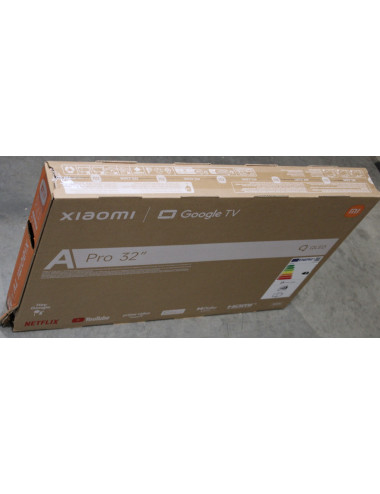 SALE OUT. Xiaomi QLED TV A Pro 2026 | 32" | Smart TV | Google TV | HD | Dark Gray | DAMAGED PACKAGING