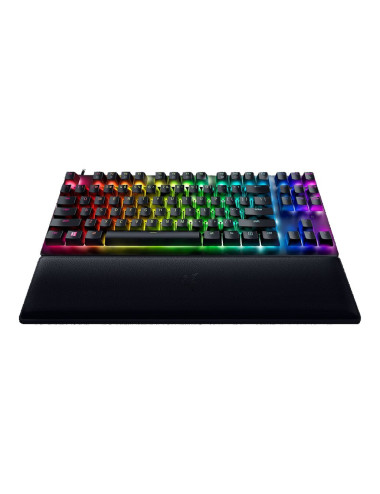 Razer | Huntsman V2 Tenkeyless | Gaming keyboard | Wired | Optical Gaming Keyboard | RGB LED light | US | Clicky Purple Switch