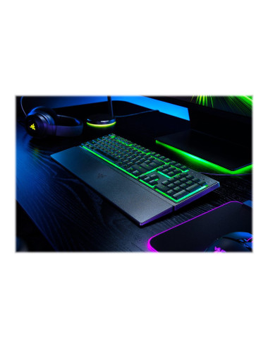 Razer | Gaming Keyboard | Ornata V3 X | Gaming keyboard | Wired | RGB LED light | NORD | Black | Numeric keypad | Silent Membran