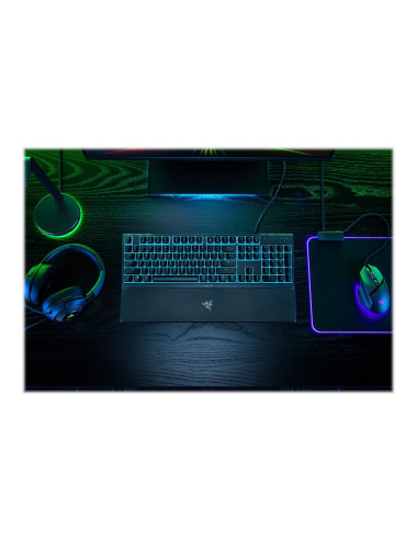 Razer | Gaming Keyboard | Ornata V3 X | Gaming keyboard | Wired | RGB LED light | NORD | Black | Numeric keypad | Silent Membran
