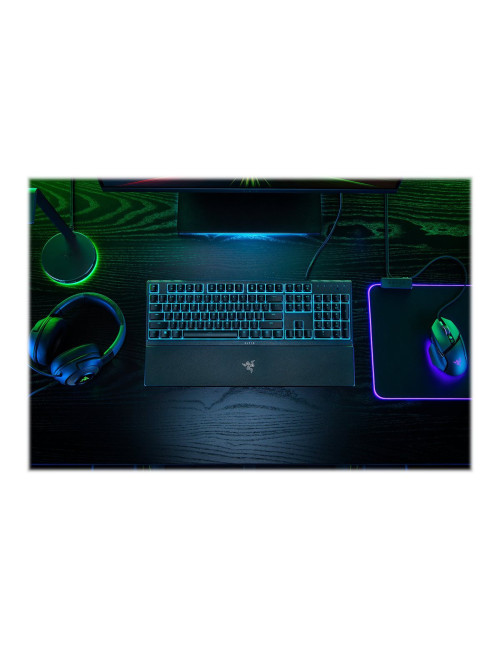 Razer | Gaming Keyboard | Ornata V3 X | Gaming keyboard | Wired | RGB LED light | NORD | Black | Numeric keypad | Silent Membran