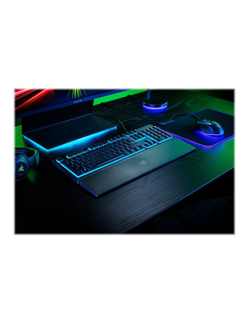 Razer | Gaming Keyboard | Ornata V3 X | Gaming keyboard | Wired | RGB LED light | NORD | Black | Numeric keypad | Silent Membran