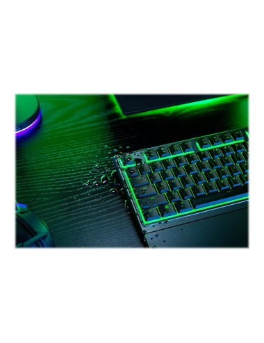 Razer | Gaming Keyboard | Ornata V3 X | Gaming keyboard | Wired | RGB LED light | NORD | Black | Numeric keypad | Silent Membran