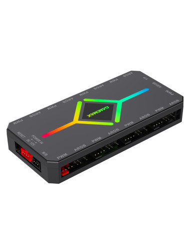 Gamemax | V4.0 ARGB PWM HUB BK | Hub for Gaming Chassis