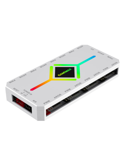 Gamemax | V4.0 ARGB PWM HUB WT | Hub for Gaming Chassis