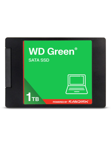 SSD|SANDISK|Green|POWERED BY SANDISK|1000 GB|Serial ATA III|Read speed 545 MB/s|2.5"|WDS100T5G0A-00CPT0