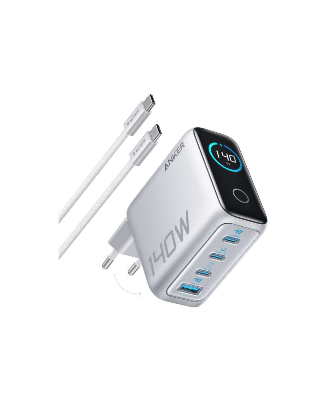 Anker Charger 4-Port with USB-C Cable, 140W | B2697G41