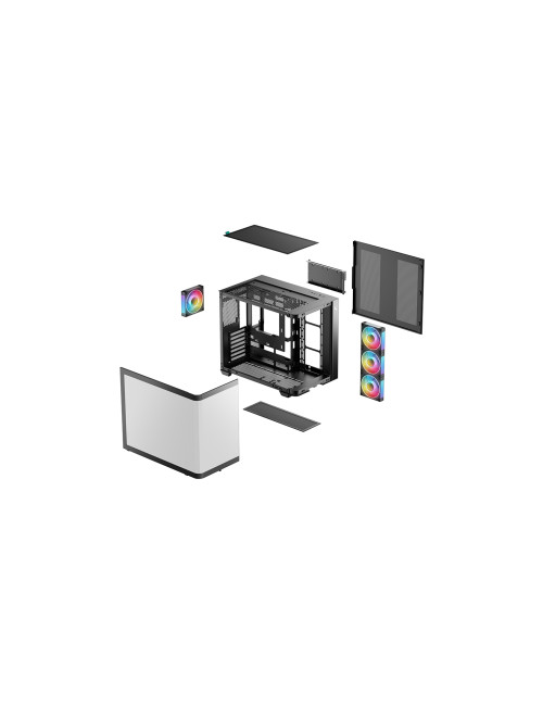 Deepcool Case | CG530U 4F | Black | Midi Tower