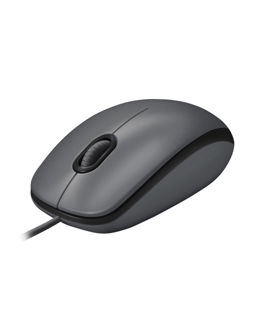 MOUSE USB OPTICAL M100/BLACK 910-006652 LOGITECH