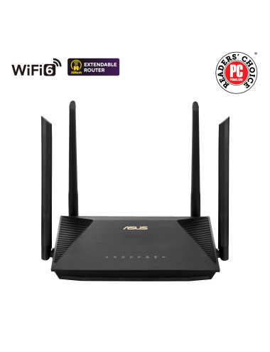 Wi-Fi 6 Wireless Dual Band Gigabit Router | RT-AX1800U | 802.11ax | Ethernet LAN (RJ-45) ports 3 | Mesh Support No | MU-MiMO Yes