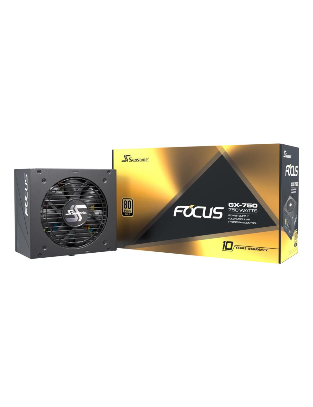 Power Supply|SEASONIC|FOCUS-GX-750-ATX31|750 Watts|Efficiency 80 PLUS GOLD|MTBF 100000 hours|FOCUS-GX-750-ATX31