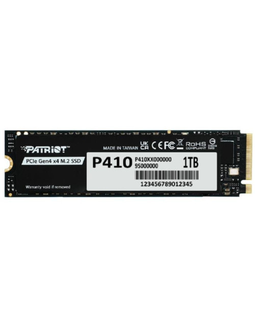 SSD|PATRIOT|320xTBW rating|NVMe Yes|PCI Express|M.2|1000 GB|P410P1TBM28H